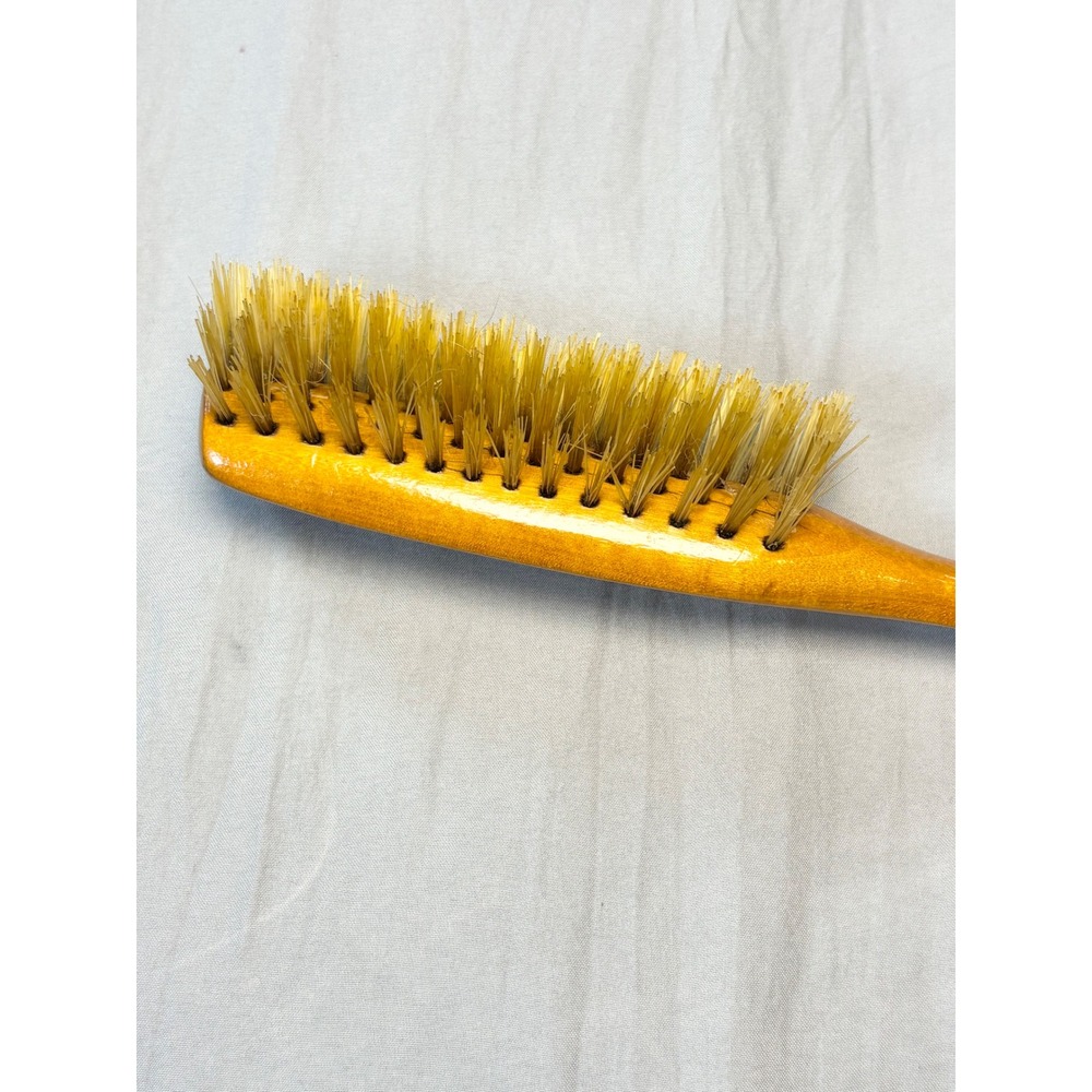 Vintage Mohawk 173 Genuine Satinwood Pure Boar Bristle Hair Brush Made in USA - Picture 5 of 10